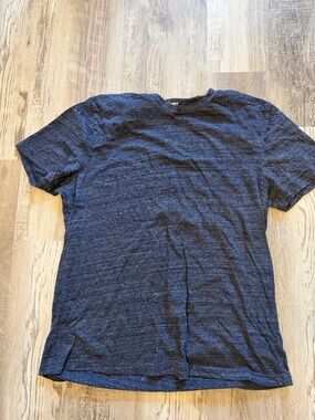 Men's Navy Heather Crew Neck T-Shirt